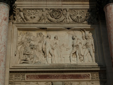 Bas Relief on the Arc de Triomphe du Carrousel  Bas Relief on the Arc de Triomphe du Carrousel